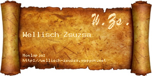 Wellisch Zsuzsa névjegykártya