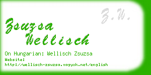 zsuzsa wellisch business card